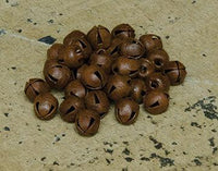 48 Pkg Rusty Jingle Bells 6mm - The Fox Decor