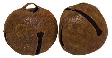 48 Pkg Rusty Jingle Bells 13mm - The Fox Decor