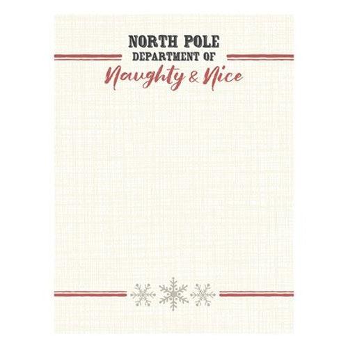 Department of Naughty & Nice Notepad - The Fox Decor
