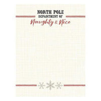 Department of Naughty & Nice Notepad - The Fox Decor