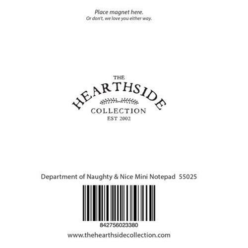 Department of Naughty & Nice Notepad - The Fox Decor