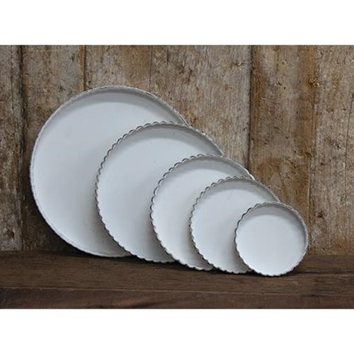 Shabby Chic Fluted Candle Pan 4