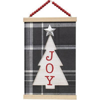 Thumbnail for Joy Christmas Tree Scroll Plaque