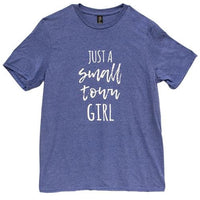 Thumbnail for Small Town Girl T-Shirt Heather Blue XXL