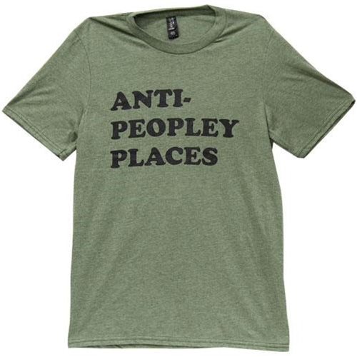 Anti Peopley T-Shirt Heather City Green Small