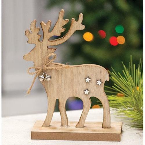 Nordic Star Reindeer on Base - The Fox Decor