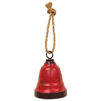 Distressed Red Bell Ornament - The Fox Decor