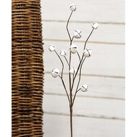 Medium White Jingle Bell Pick 19 - The Fox Decor