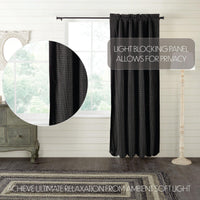 Kettle Grove Plaid Scalloped Blackout Panel 84x40 VHC Brands - The Fox Decor