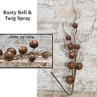 Rusty Bell & Twig Spray 24 - The Fox Decor