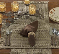 Tweed Espresso Table Runner - Park Designs - The Fox Decor