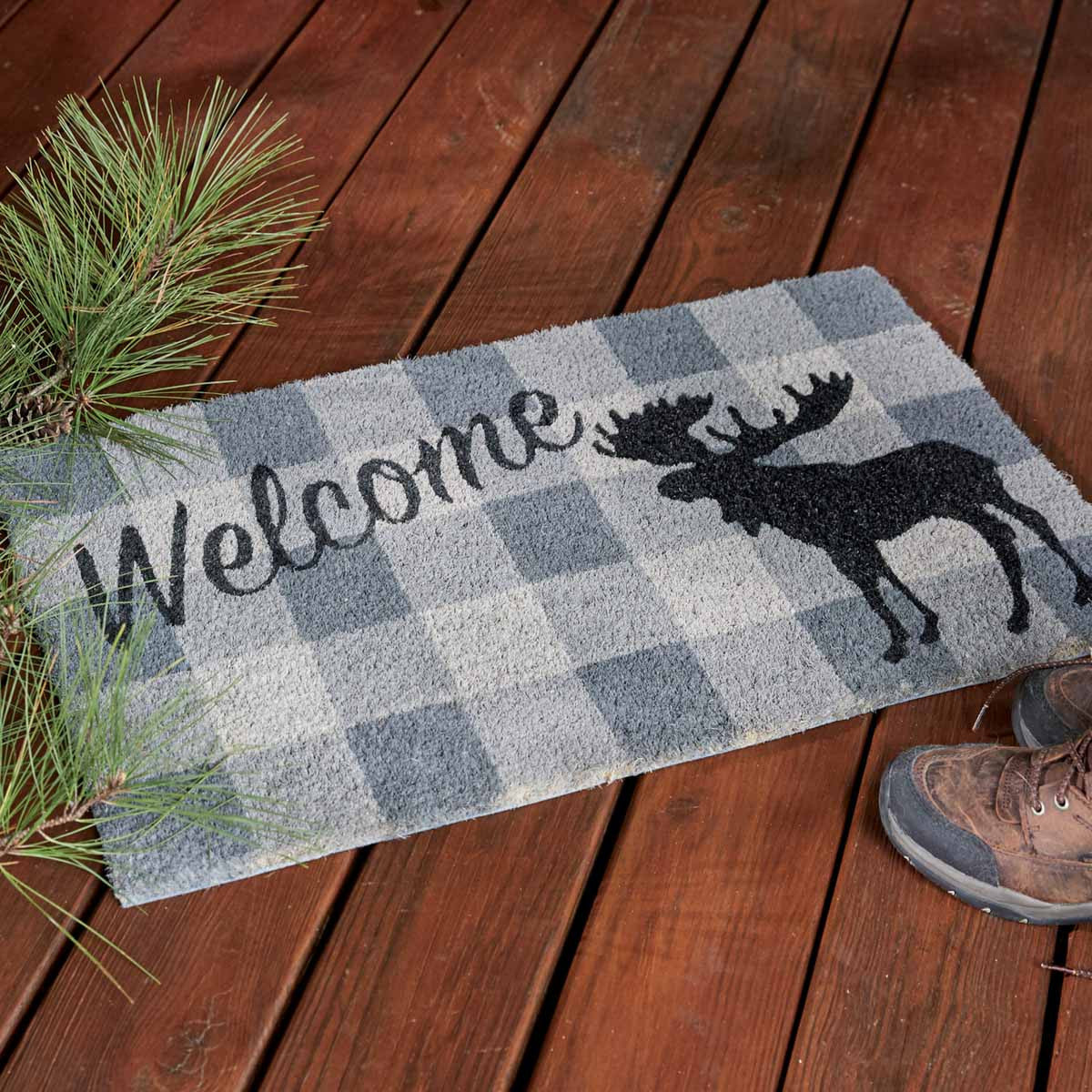 Welcome Moose Doormat - Park Designs