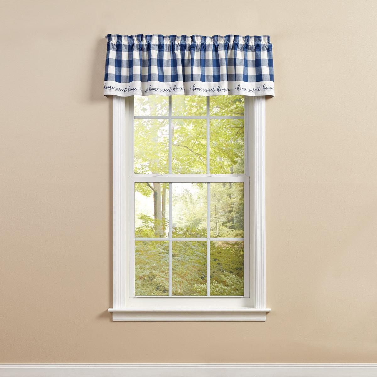Wicklow Home Valance - Chine Blue 60x14 Park designs - The Fox Decor