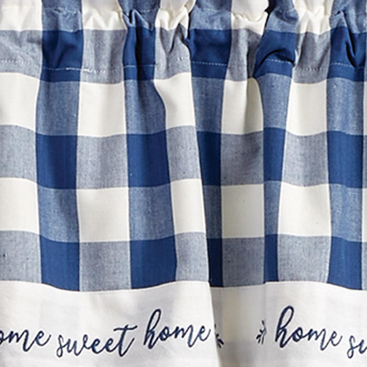 Wicklow Home Valance - Chine Blue 60x14 Park designs - The Fox Decor