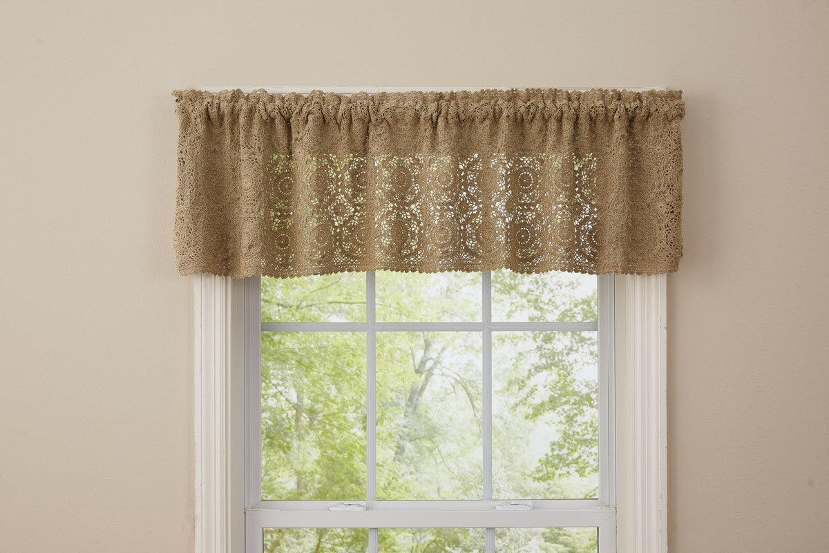 Lace Valance - Oatmeal Park designs - The Fox Decor
