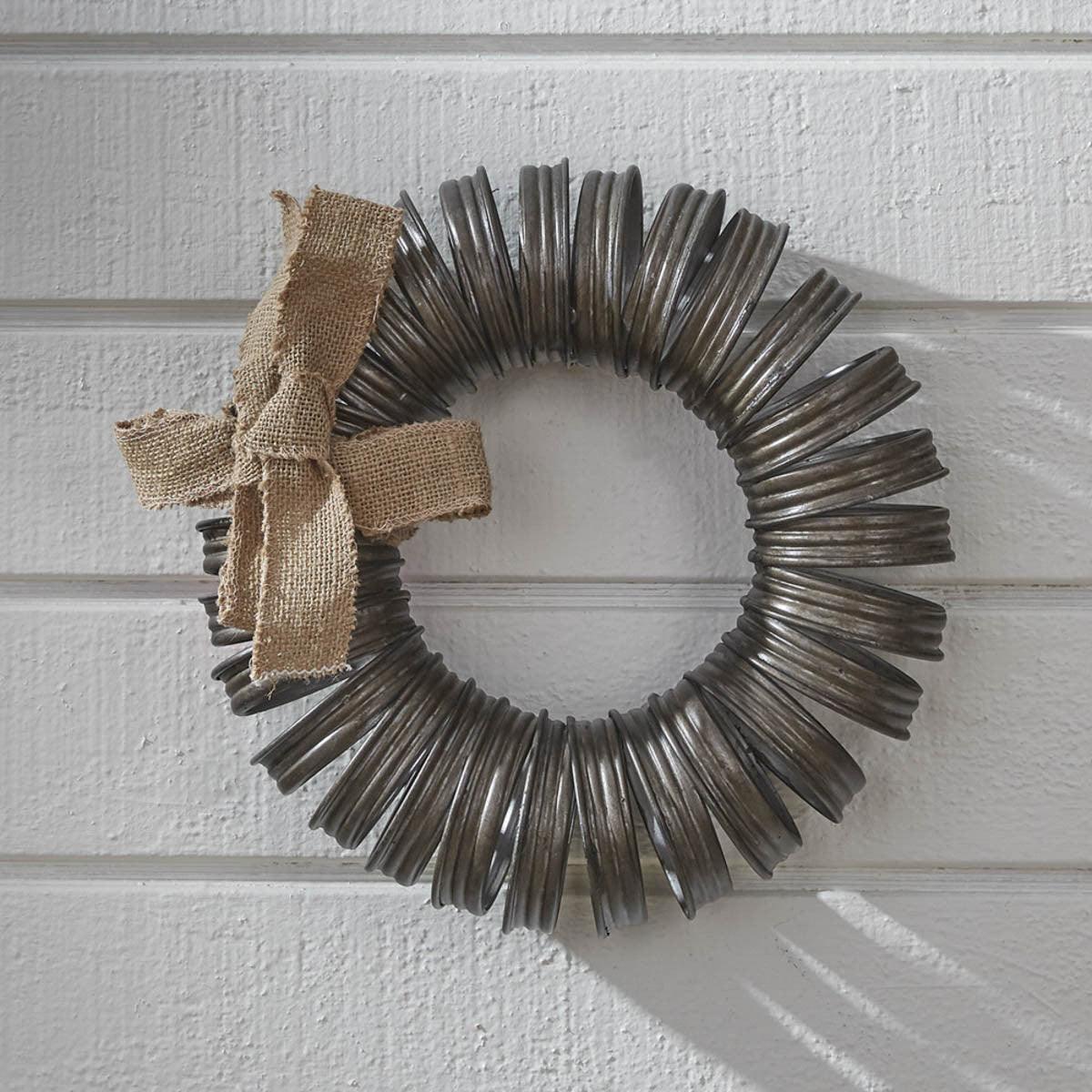 Mason Jar Lid Wreath - Park Designs - The Fox Decor