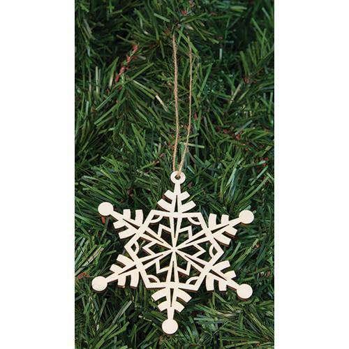 24/Box, Snowflake Orns. - The Fox Decor