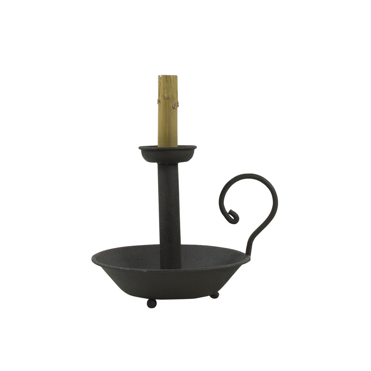 Chamberstick Lamp - Black 13" Park Designs