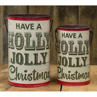 2/Set, Holly Jolly Buckets - The Fox Decor