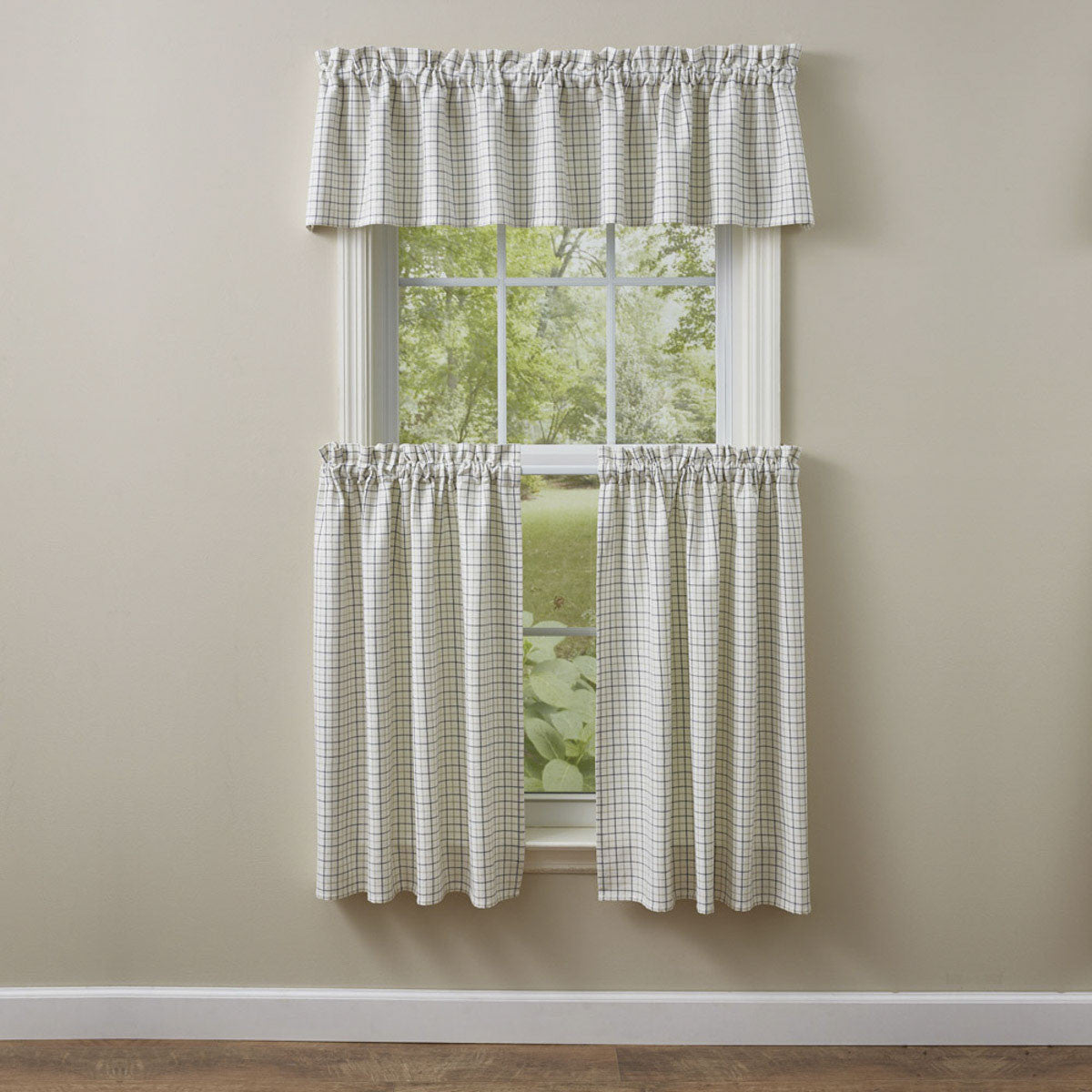 Jam Jar Window Curtain Tiers 72" x 36" Set of 2 Park Designs - The Fox Decor
