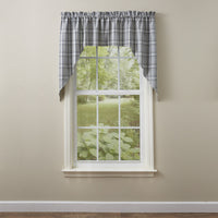 Hartwick Swags Gunmetal, Dove Gray & Tan 72