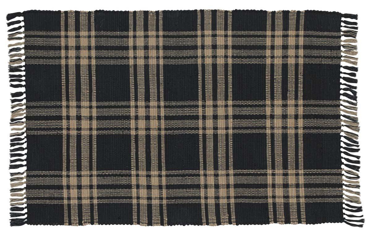 Sturbridge Black Rag Rugs - The Fox Decor