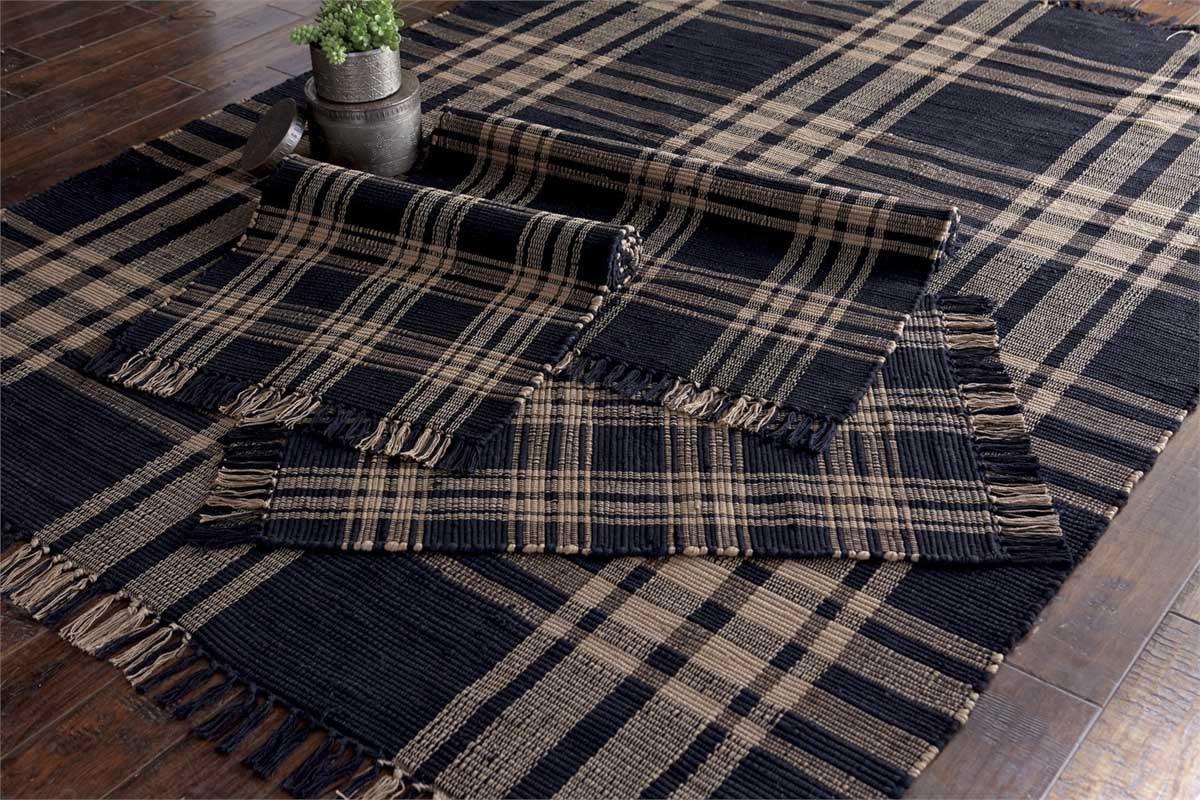 Sturbridge Black Rag Rugs - The Fox Decor