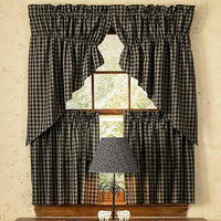 Sturbridge Black Prairie Gathered Swags Park Designs - The Fox Decor