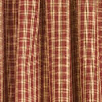 Sturbridge Plaid Ruffle Tiers - Wine 72x36 Park Designs - The Fox Decor