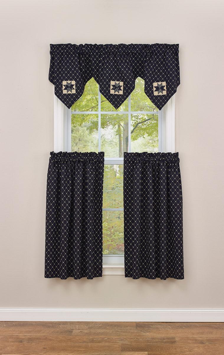 Carrington Triple Valance - Point Park Designs - The Fox Decor