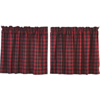 Cumberland Tier Curtain Set of 2 L24xW36 - The Fox Decor