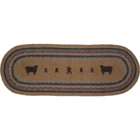 Heritage Farms Sheep Jute Braided Table Runner - The Fox Decor