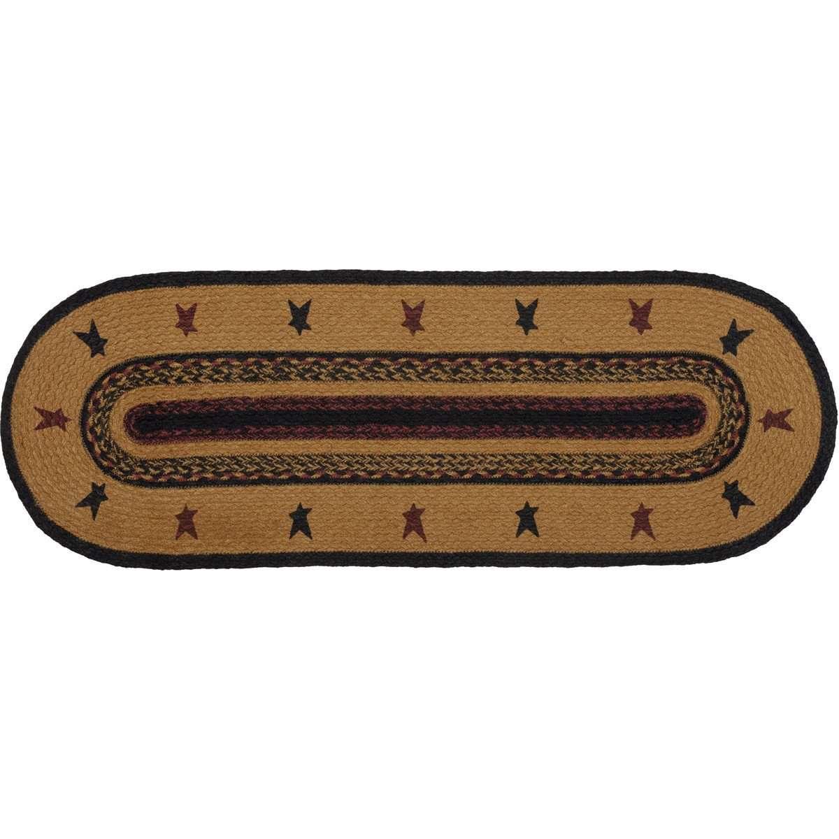 Heritage Farms Star Jute Braided Table Runner - The Fox Decor