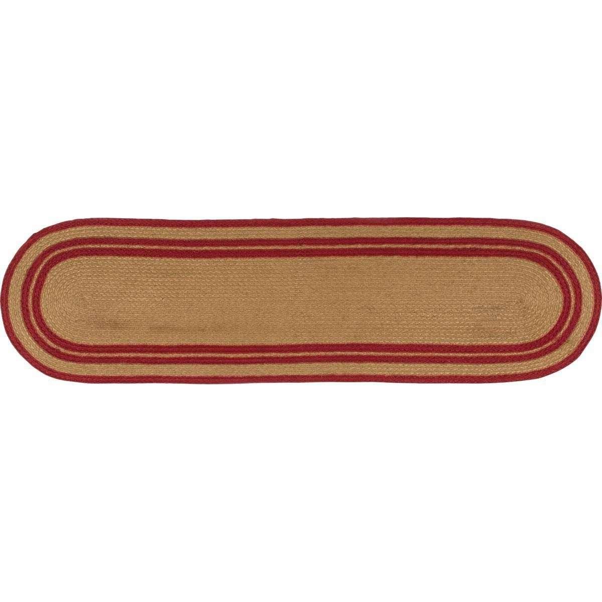 Liberty Stars Flag Jute Braided Table Runner - The Fox Decor