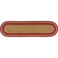 Liberty Stars Flag Jute Braided Table Runner - The Fox Decor