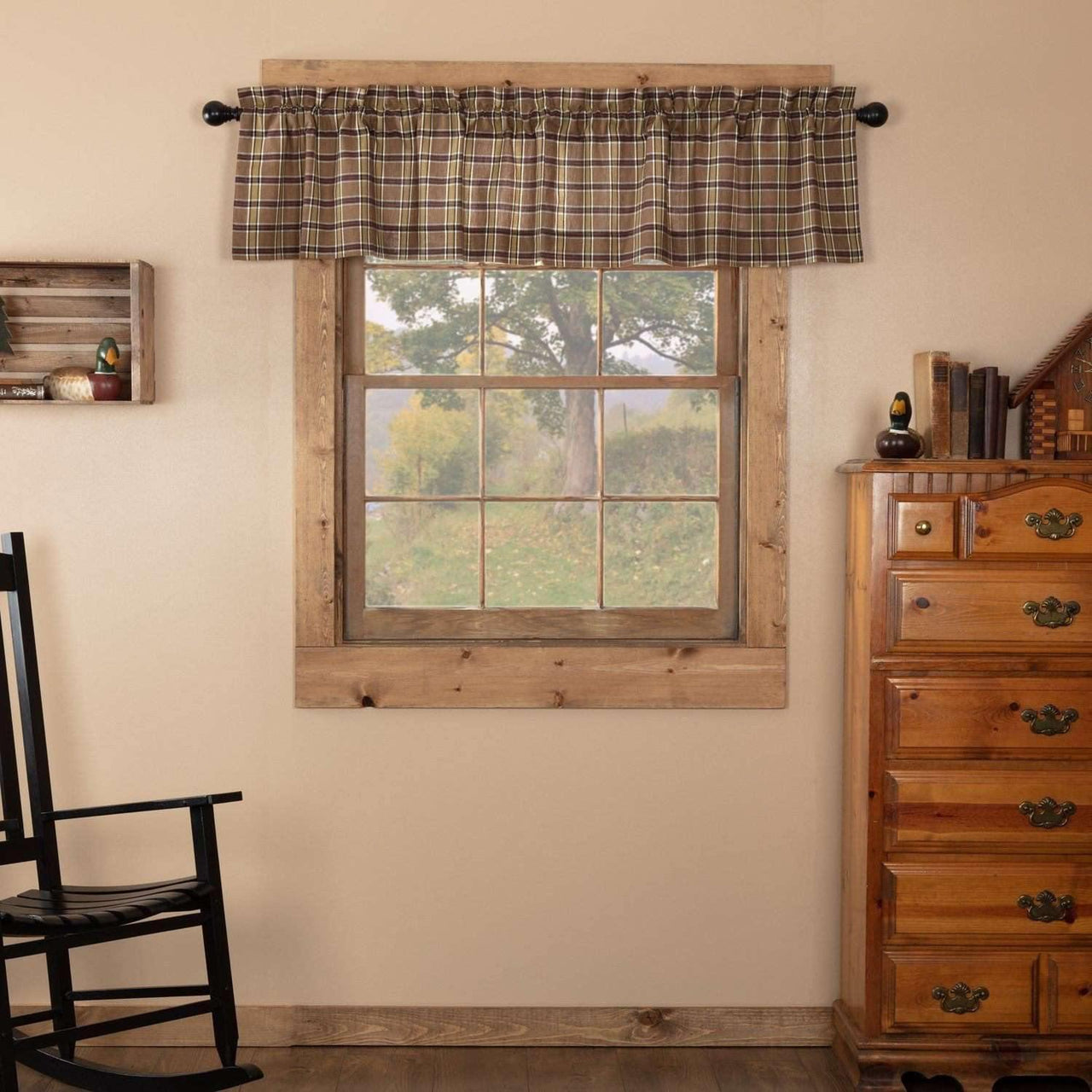 Wyatt Valance Curtain 16x72 - The Fox Decor