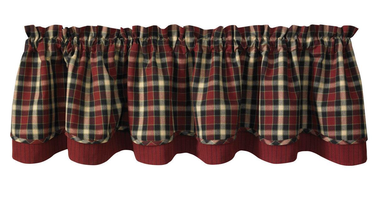 Concord Valance - Lined Layered Park Designs - The Fox Decor