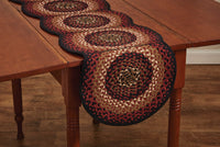 Folk Art Braided Table Runner - 34