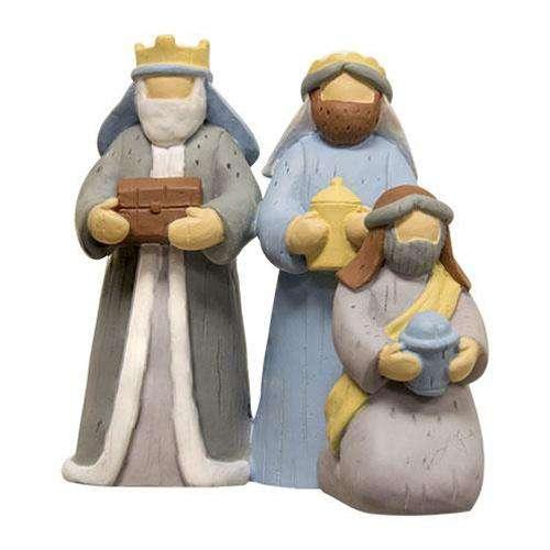 3/Set, Let Us Adore Him Nativity - The Fox Decor
