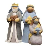 3/Set, Let Us Adore Him Nativity - The Fox Decor