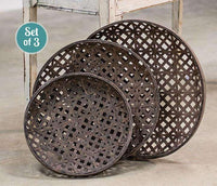 3/Set, Woven Tobacco Style Baskets - The Fox Decor