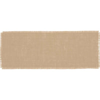 Jute Burlap Natural Runner 13x36 VHC Brands - The Fox Decor