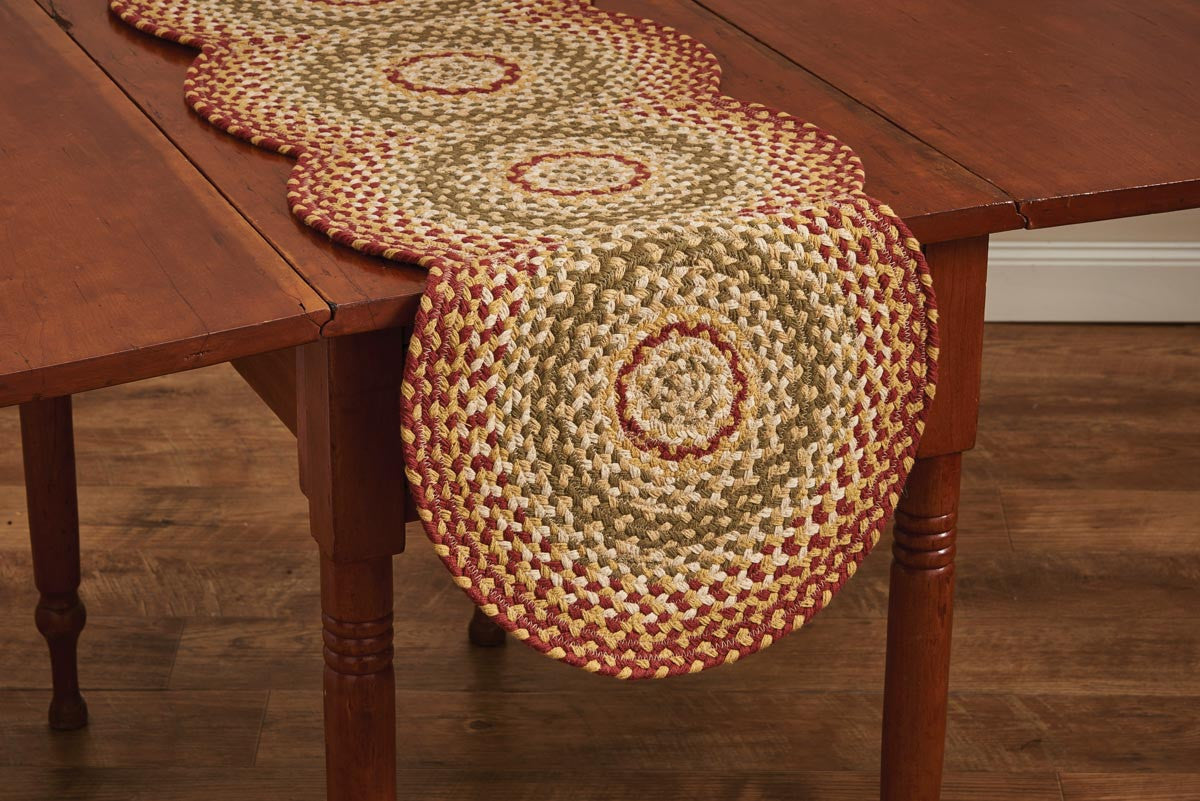 Mill Village Braided Table Runner - 54"L Park Designs - The Fox Decor