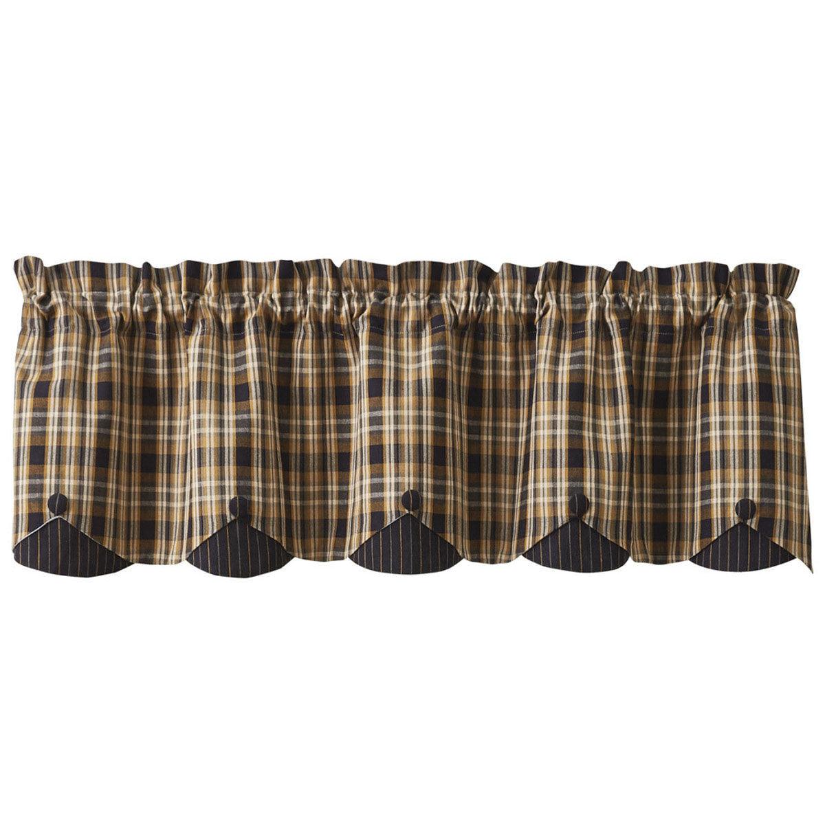 Sunflower In Bloom Valance - Scalloped Park Designs - The Fox Decor