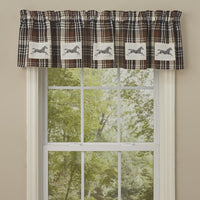 Derby Horse Patch Lined Valance Set of 2 Park Designs - The Fox Decor