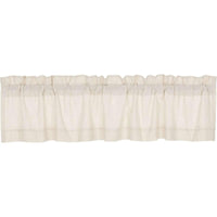 Simple Life Flax Natural Valance Curtain 16x72 - The Fox Decor