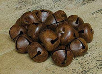 48/Pkg, Rusty Jingle Bells, 30mm - The Fox Decor