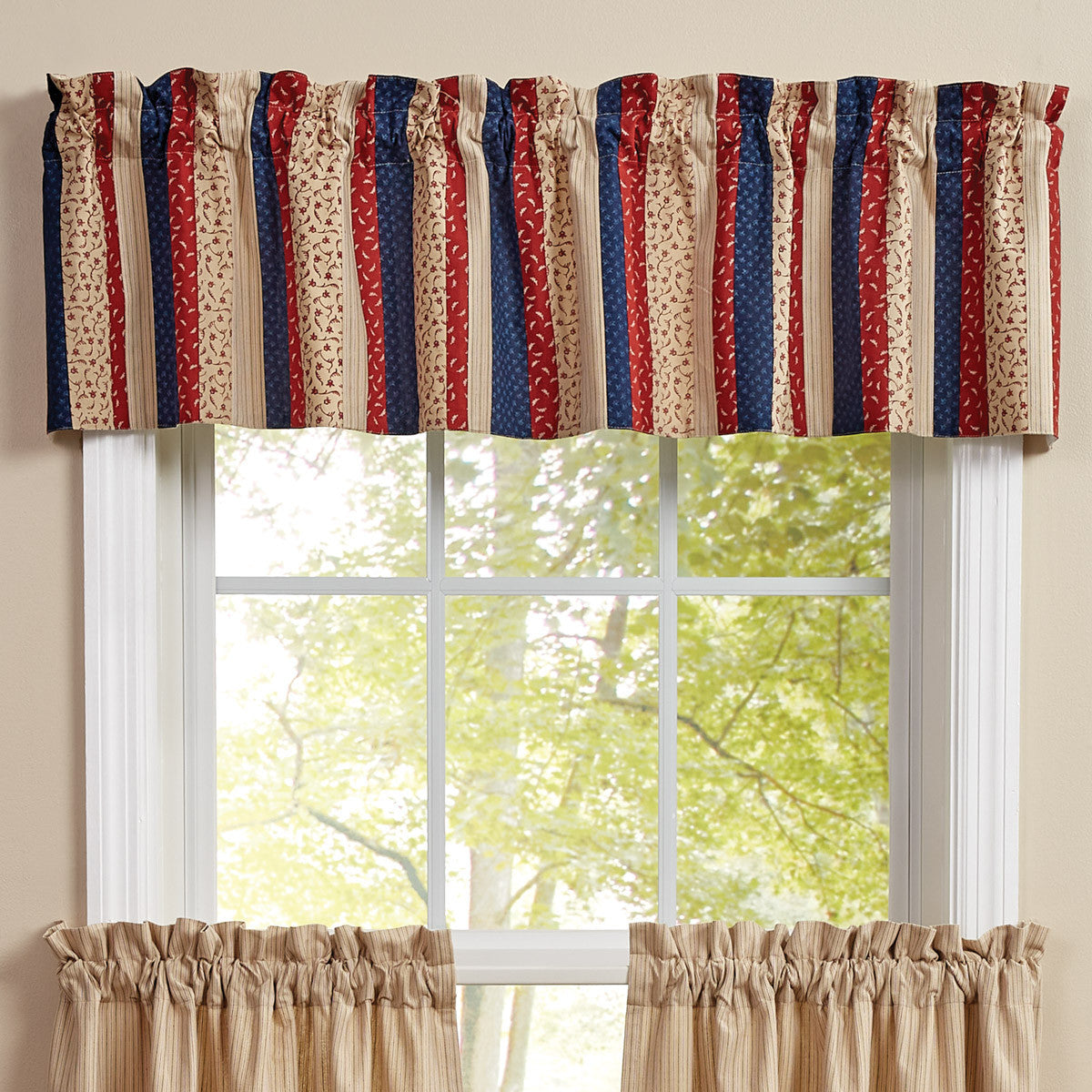 Agate Patch Lined Valance 14" L - Park designs - The Fox Decor