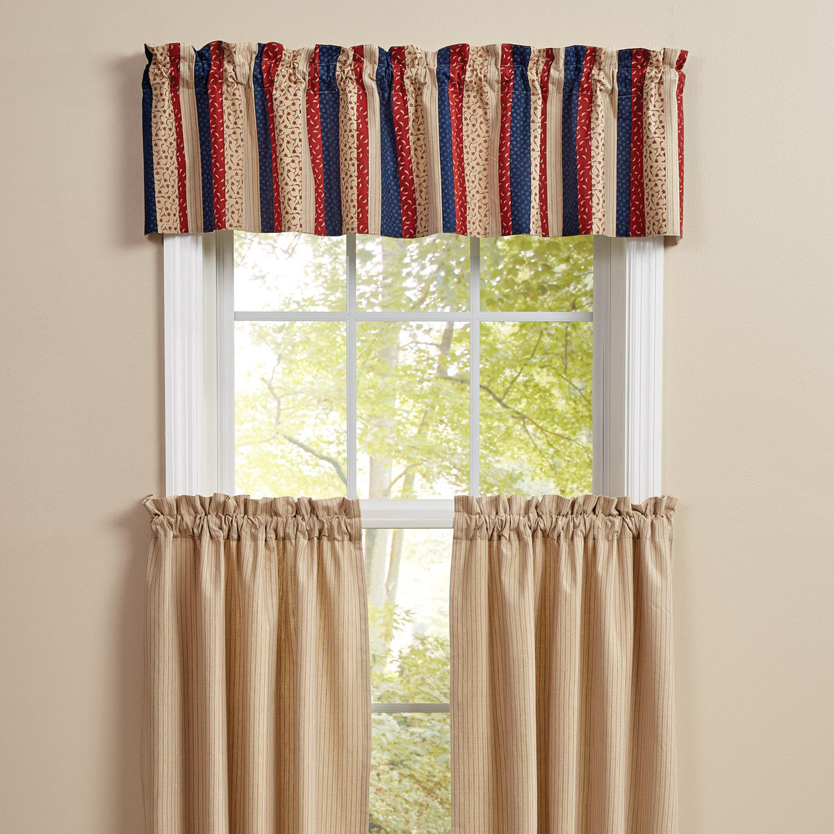 Agate Patch Lined Valance 14" L - Park designs - The Fox Decor