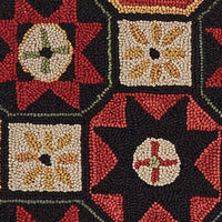 Folk Star Hooked Rug Runner 2 x 6 - Park Designs - The Fox Decor